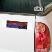 paars winterluchtruim bumpersticker (Op Truck)