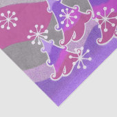 Paars winterTreebindpapier Tissuepapier (Detail)