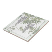  Paars Wisteria Green Leaves Vine Tegeltje (Zijkant)