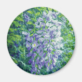 Paars Wisteria Magnet (Voorkant)