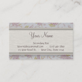  Paars Wisteria met Monogram Visitekaartje