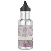 Paars Wisteria met Monogram Waterfles (Links)