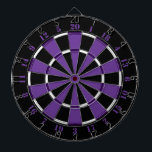 Paars wit en zwart dartboard dartbord<br><div class="desc">Paars wit en zwart dartboard. 

 Striped Hope™ is uw online winkel voor allerlei unieke design en geschenken.</div>