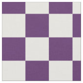 Paars wit gecheckt vierkant checkboard patroon stof (Close Up)