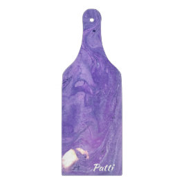 Paars wit glas Abstract peddel Snijplank