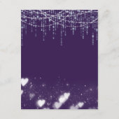 Paars & Wit Hanglampen Behuizing Kaart (Achterkant)