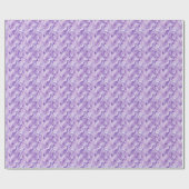 Paars & Wit Marmer  Cadeaupapier (Vlak)