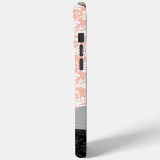 Paars wit plus elke kleurbeschadigde afdrukte kris Case-Mate iPhone case (Achterkant / Links)