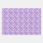 Paars & Witte Marmer Inpakpapier Vel (Voorkant)