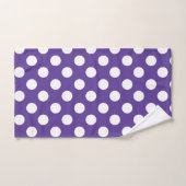 Paars & Witte Stippen Stip Bad Handdoek (Handdoek)