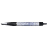Paars Witte Vrede Liefde Pen (Voorkant)