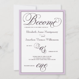 Paars wordt een Christelijke uitnodiging tot huwel