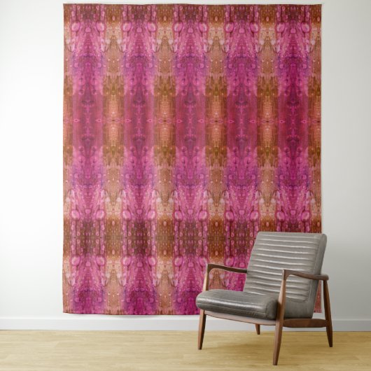 Paars X 1974 Ikat 8 Wandkleed (In situ)