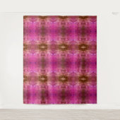 Paars X 1974 Ikat 9 Wandkleed (Voorkant)