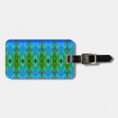 Paars X GL Ikat 7 Bagagelabel (Voorkant horizontaal)