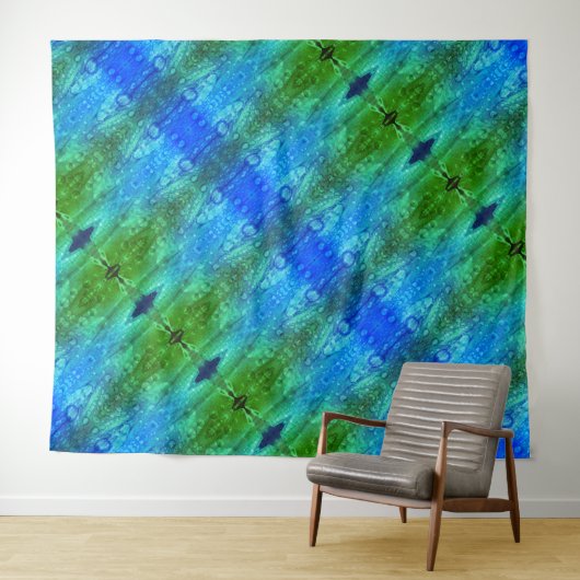 Paars X GL Ikat 7 Wandkleed (In Situ (horizontaal))