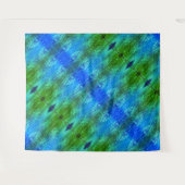 Paars X GL Ikat 7 Wandkleed (Voorkant (horizontaal))