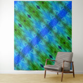 Paars X GL Ikat 7 Wandkleed (In situ)