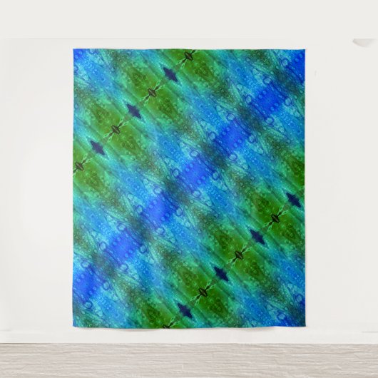 Paars X GL Ikat 7 Wandkleed (Voorkant)