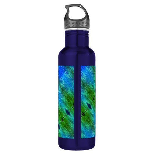 Paars X GL Ikat 7 Waterfles (Achterkant)