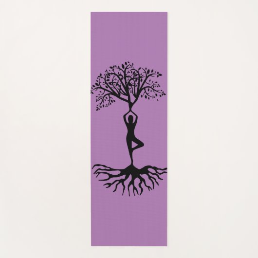 Paars Yogamat (Voorkant)