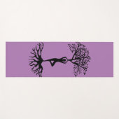 Paars Yogamat (Voorkant (horizontaal))