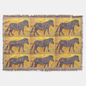 paars zebra deken (Voorkant)