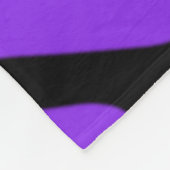 Paars Zebra Fleece Deken (Hoek)