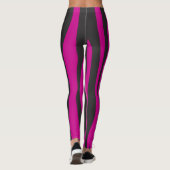 Paars Zebra Leggings (Achterkant)