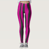 Paars Zebra Leggings (Voorkant)
