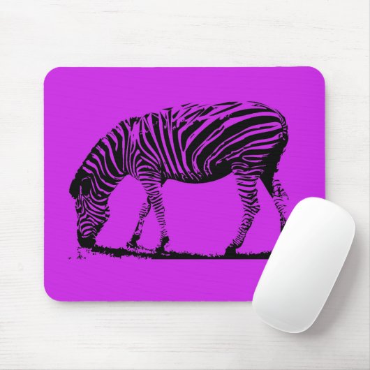 Paars Zebra Muismat (Met muis)