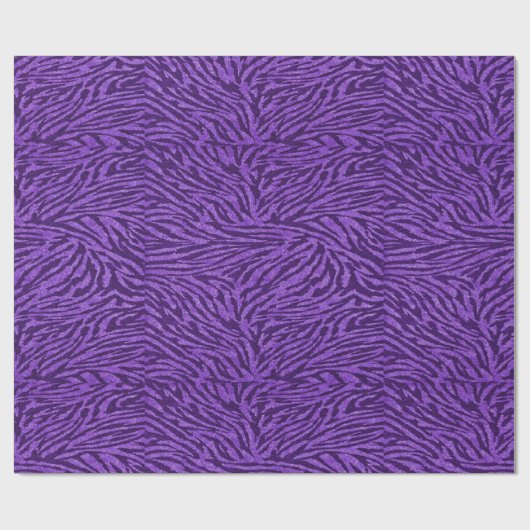 Paars Zebra verlooppapier Cadeaupapier (Vlak)