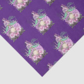  Paars Zee heks Patroon Tissuepapier (Detail)