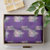  Paars Zee heks Patroon Tissuepapier (Geschenk)