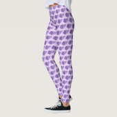 Paars Zee Shell Seashell Conch Ocean Beach Leggings (Links)