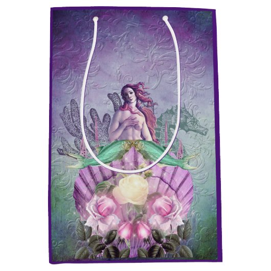  Paars Zee Witch Collage Medium Cadeauzakje (Voorkant)