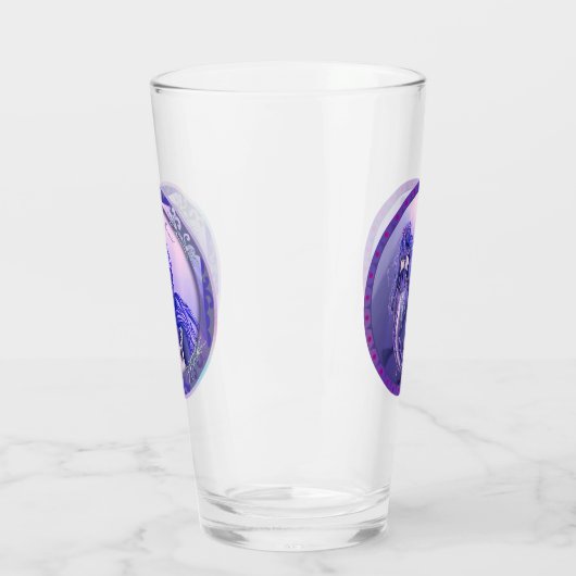 Paars zeemeerglas glas (Links)