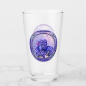 Paars zeemeerglas glas (Voorkant)