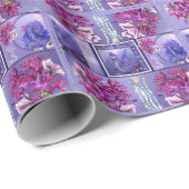 Paars zeemeerminnend papier voor de onmiddellijke  (Rol Hoek)