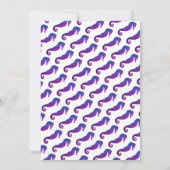 Paars zeepaardje, waterpartij kaart (Achterkant)