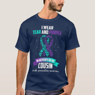 Paars - Zelfmoordpreventie 6099 T-shirt