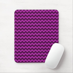 Paars Zig Zag Glitter Muismat