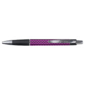 Paars Zig Zag Glitter Pen (Achterkant)