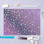 paars+zilver, glanzend, helder, ster, kleur, decor tissuepapier (Craft)