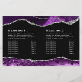 paars zilveragaat bivoudig brochure (Achterkant)