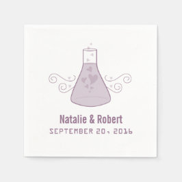 Paars zoet papier voor chemiechemie, luiers servet