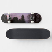 Paars zonnehembord persoonlijk skateboard (Horizontaal)