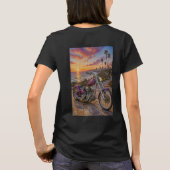 Paars Zonsondergang Concept Chopper – 3D Micro Moz T-shirt (Achterkant)