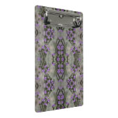 Paars zout Heliotrope Wildflower Pattern Mini Cli Klembord (Schuin)
