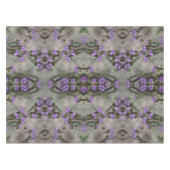 Paars zout Heliotrope Wildflower Pattern Tableclo Tafelkleed (Voorkant (Horizontaal))
